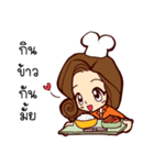 Smart Girl（個別スタンプ：34）