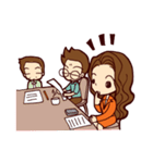 Smart Girl（個別スタンプ：35）