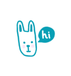 Mr. long face rabbit（個別スタンプ：1）