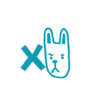 Mr. long face rabbit（個別スタンプ：13）