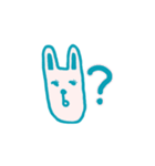 Mr. long face rabbit（個別スタンプ：20）