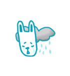 Mr. long face rabbit（個別スタンプ：23）