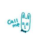 Mr. long face rabbit（個別スタンプ：31）