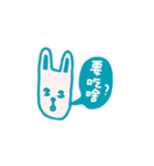 Mr. long face rabbit（個別スタンプ：36）