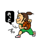 がんばれ！女子バスケットボール部（個別スタンプ：40）