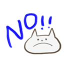 しろねこすたんぷ（個別スタンプ：3）