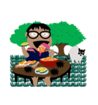 Me with Animals and say Thank You（個別スタンプ：29）