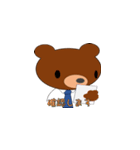 はたらくクマ（個別スタンプ：7）