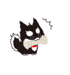 うごく！黒柴のあきひめ（個別スタンプ：3）