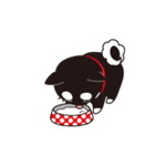うごく！黒柴のあきひめ（個別スタンプ：4）