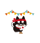 うごく！黒柴のあきひめ（個別スタンプ：15）