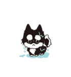 うごく！黒柴のあきひめ（個別スタンプ：17）