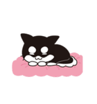 うごく！黒柴のあきひめ（個別スタンプ：22）