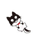 うごく！黒柴のあきひめ（個別スタンプ：23）