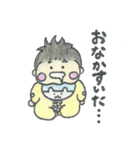 まるっこあかちゃん（個別スタンプ：8）