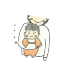 まるっこあかちゃん（個別スタンプ：22）