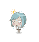 Hooman with Cat ＆ Baby（個別スタンプ：1）