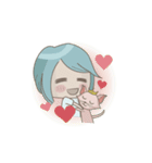 Hooman with Cat ＆ Baby（個別スタンプ：3）