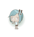 Hooman with Cat ＆ Baby（個別スタンプ：29）