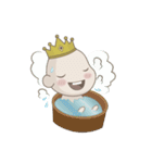 Hooman with Cat ＆ Baby（個別スタンプ：36）