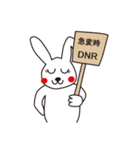 シロクマちゃんとウサギちゃん（個別スタンプ：35）