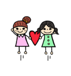 双子姉妹の日常（個別スタンプ：40）