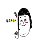 Long face（個別スタンプ：16）