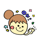 表情ゆたか！かおでかちゃんの日常スタンプ（個別スタンプ：5）