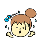 表情ゆたか！かおでかちゃんの日常スタンプ（個別スタンプ：6）