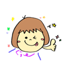 表情ゆたか！かおでかちゃんの日常スタンプ（個別スタンプ：11）