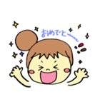 表情ゆたか！かおでかちゃんの日常スタンプ（個別スタンプ：12）