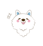 しろいぬカフェ Vol.1（個別スタンプ：3）