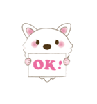 しろいぬカフェ Vol.1（個別スタンプ：8）
