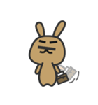 Middle-aged rabbit（個別スタンプ：21）