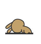 Middle-aged rabbit（個別スタンプ：25）