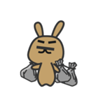 Middle-aged rabbit（個別スタンプ：34）