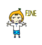 Orange Cute Boy（個別スタンプ：14）