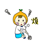 Orange Cute Boy（個別スタンプ：23）