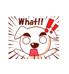 動く！Jacob the White Puppy（個別スタンプ：4）