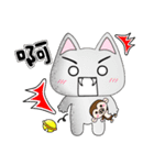 Sweet cute cat with you living life.（個別スタンプ：9）