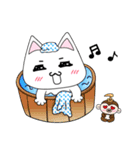 Sweet cute cat with you living life.（個別スタンプ：14）