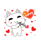 Sweet cute cat with you living life.（個別スタンプ：15）