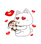 Sweet cute cat with you living life.（個別スタンプ：32）