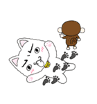 Sweet cute cat with you living life.（個別スタンプ：34）