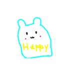 ふわふわウサギとなかまたち（個別スタンプ：8）