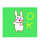 ふわふわウサギとなかまたち（個別スタンプ：16）
