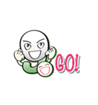 ABC Funny Character Face Sticker（個別スタンプ：10）