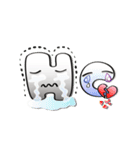 ABC Funny Character Face Sticker（個別スタンプ：19）