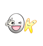 ABC Funny Character Face Sticker（個別スタンプ：21）