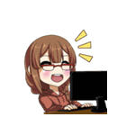 ランチしよ 二～～～！！（個別スタンプ：1）